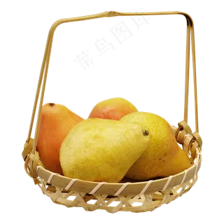 一篮水果梨
