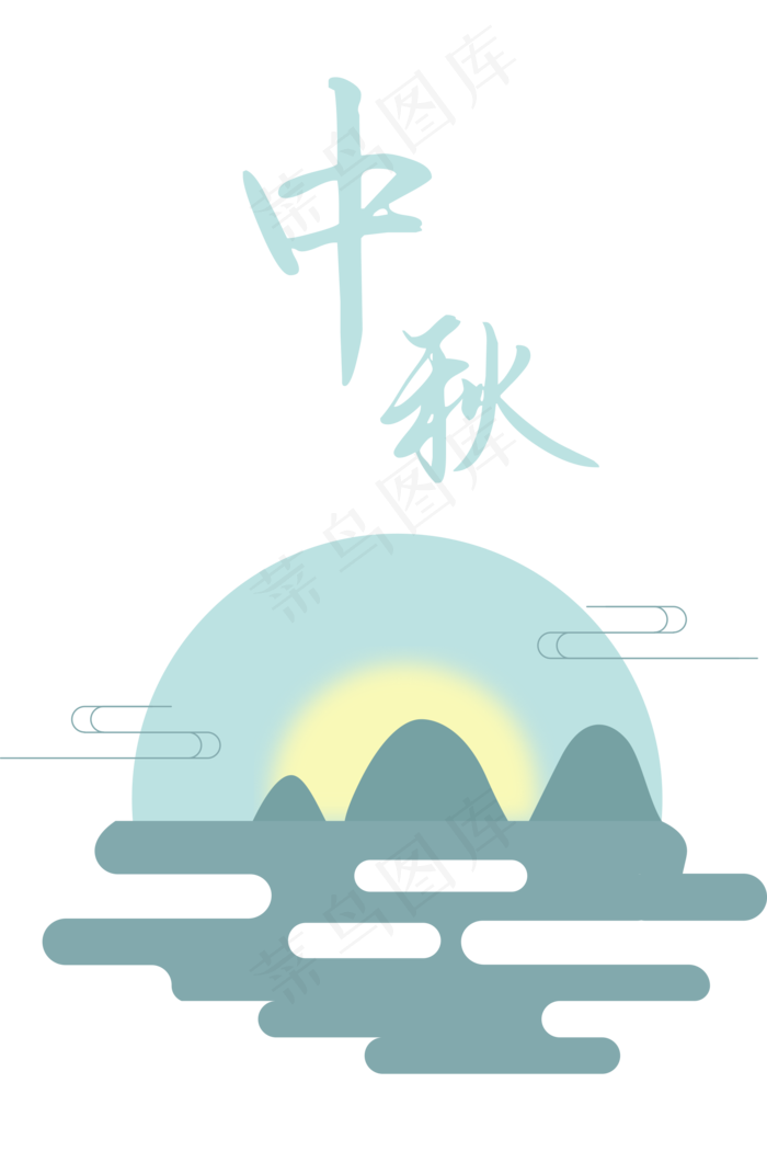 中秋佳节边框(2362X2362(DPI:300))ai矢量模版下载