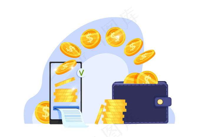 在线转账或安全的互联网金融支付