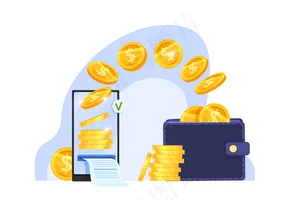 在线转账或安全的互联网金融支付