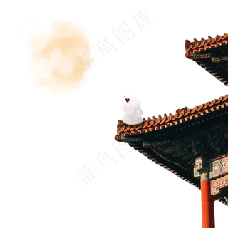 中秋节兔子赏月