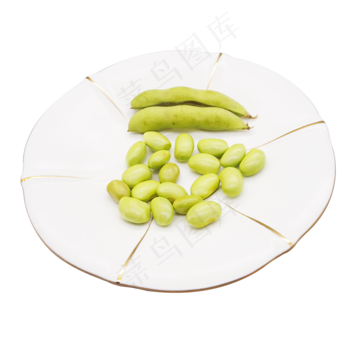 一盘蔬菜豌豆(2000*2000px 300 dpi )