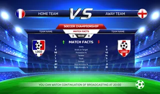 足球锦标赛广播背景