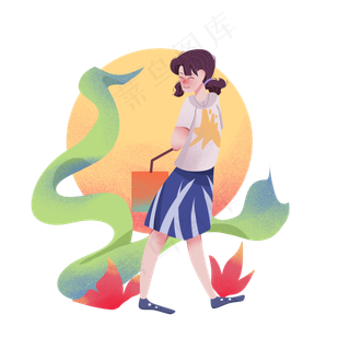 中秋女孩