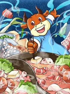牛年插画 牛年海报 新春海报 牛年插画 牛年海报 新春海报