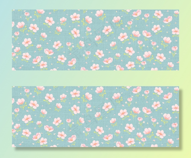 简约清新蓝粉花朵底纹(1920*700px 	       )psd模版下载