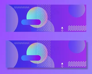 紫色孟菲斯冬季男装banner