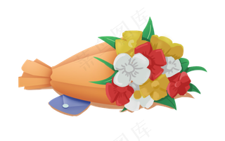 教师节花束鲜花贺卡卡片