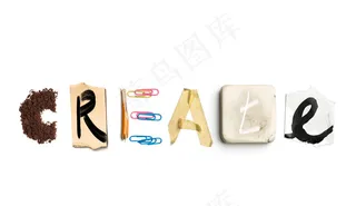 彩色折皱纸构思