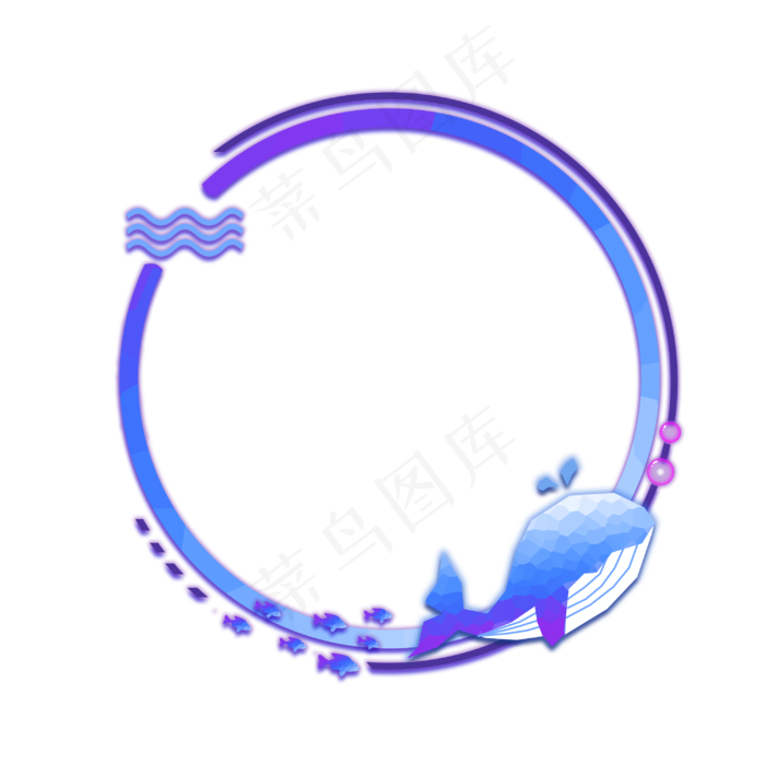 直播头像挂件边框(3000X3000(DPI:300))psd模版下载