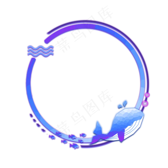 直播头像挂件边框(3000X3000(DPI:300))psd模版下载