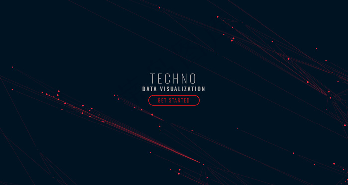 抽象数字大数据可视化背景eps,ai矢量模版下载