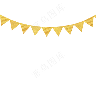 元旦节金色吊饰