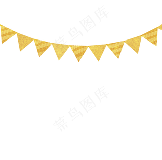 元旦节金色吊饰