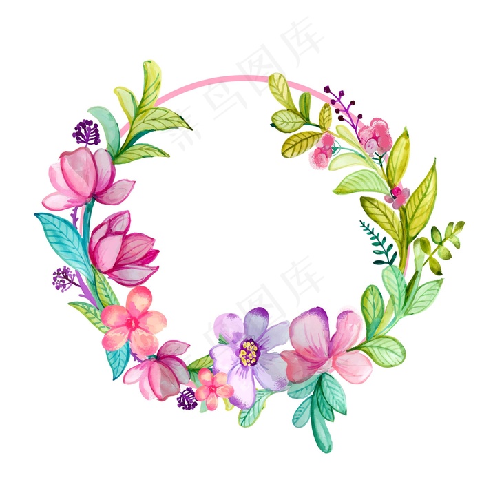 弹簧花架eps,ai矢量模版下载