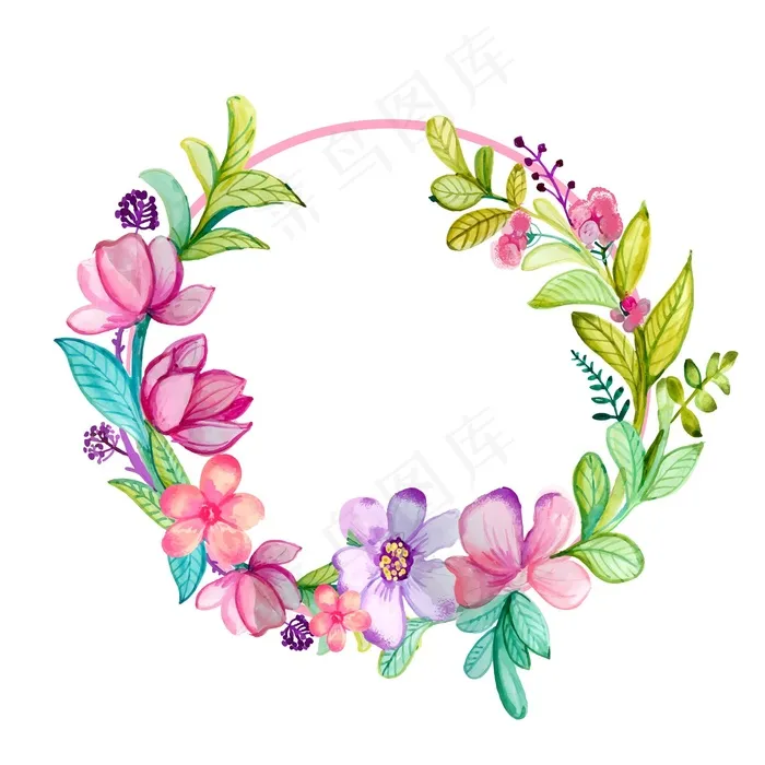 弹簧花架eps,ai矢量模版下载