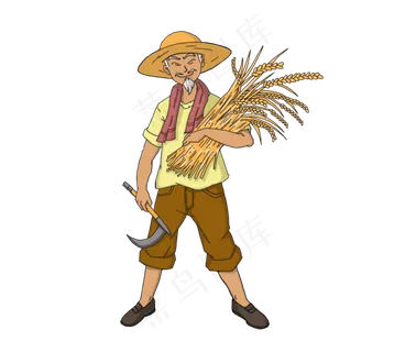立秋秋耕秋收人物大爷