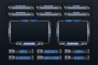 Twitch stream面板包