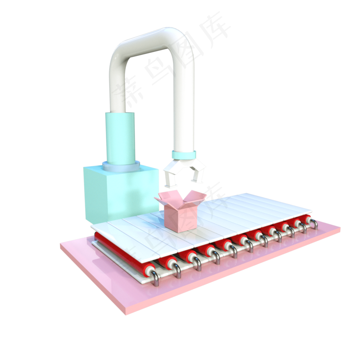 七夕情人节礼盒加工机器(2000X2000(DPI:72))psd模版下载