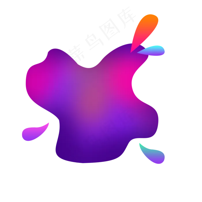 几何流体渐变(2000X2000(DPI:300))psd模版下载