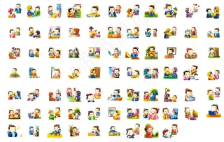 卡通古人 国学人物