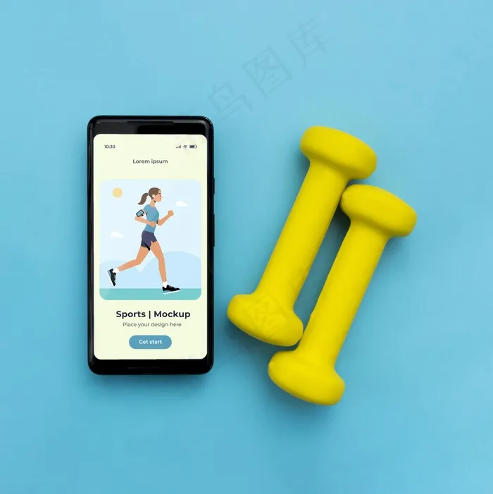 移动和旁边的重量psd模版下载