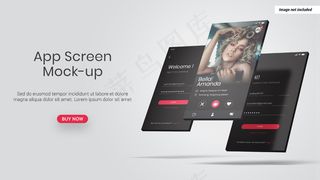 应用程序app电话屏幕模型样机隔离