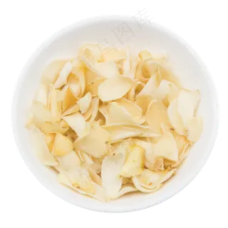 一盘山药片蔬菜