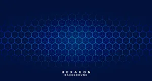 Blue tech六边形图案设计