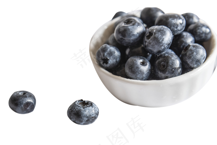 碗里的蓝莓水果