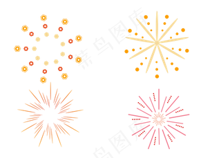 放烟花新年烟花