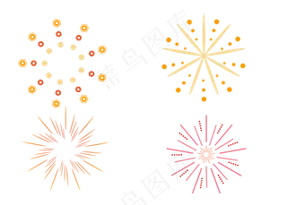 放烟花新年烟花