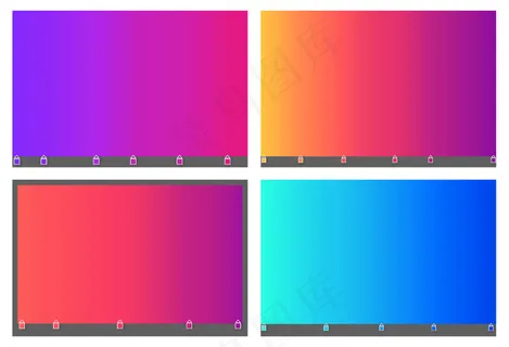 抽象模糊的渐变网格背景，色彩鲜艳平滑。