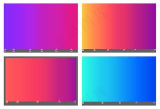 抽象模糊的渐变网格背景，色彩鲜艳平滑。
