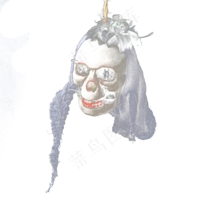 恶魔惊恐鬼节骷髅头(3984X3840(DPI:300))psd模版下载
