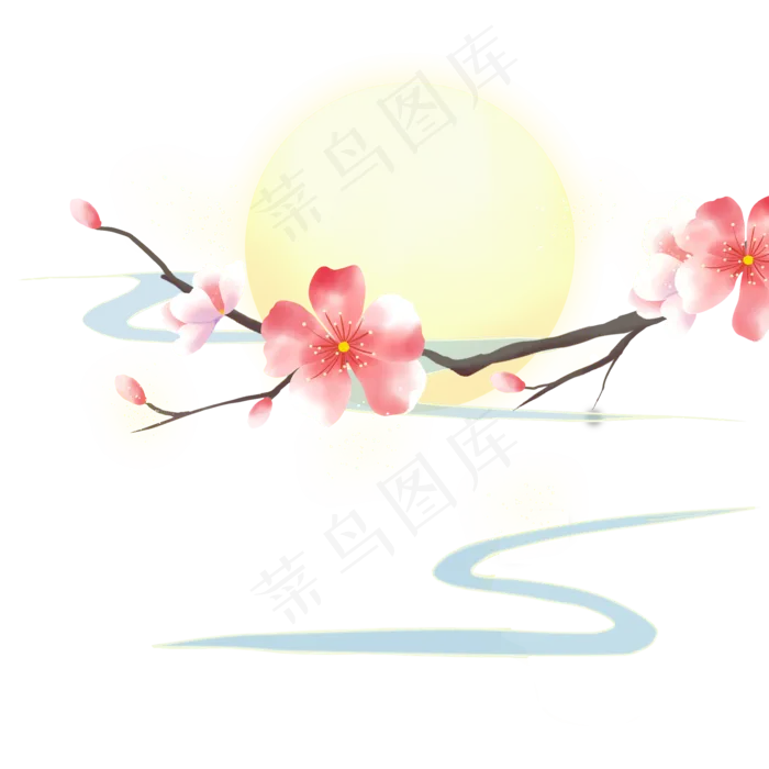 中秋节花好月圆(2000X2000(DPI:300))psd模版下载