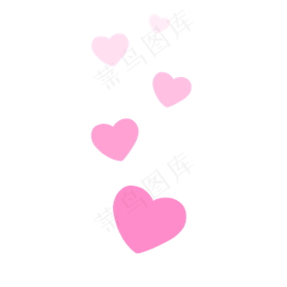 爱心漂浮素材下载