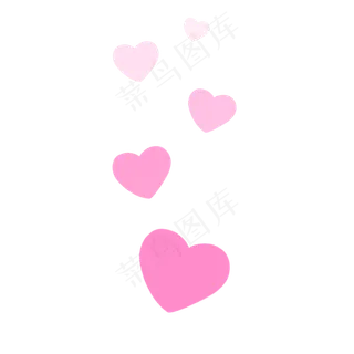 爱心漂浮素材下载