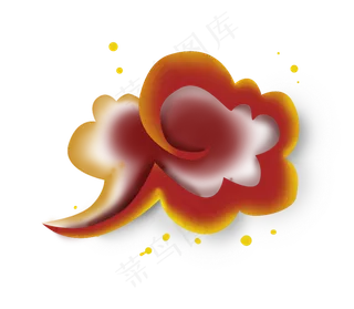 国庆节立体中国风祥云