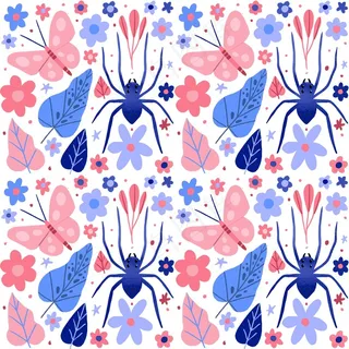 虫花图案集概念