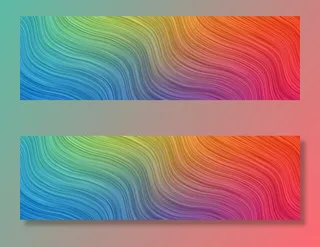 波浪抽象背景。条纹图案壁纸。彩色横幅banner封面