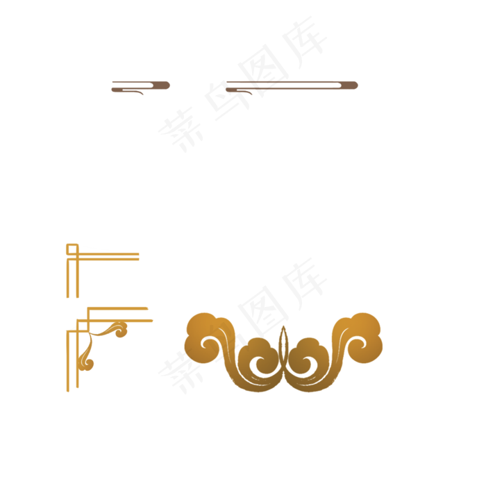 中秋节金色包装底纹(2000X2000(DPI:300))psd模版下载