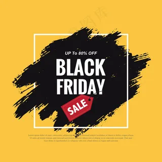 黑色星期五彩旗