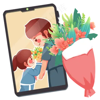 创意拍照教师节献花