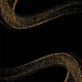 奢华背景闪亮金色粒子波