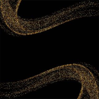 奢华背景闪亮金色粒子波