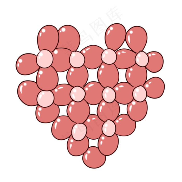 七夕节情人节气球