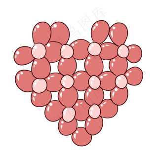七夕节情人节气球
