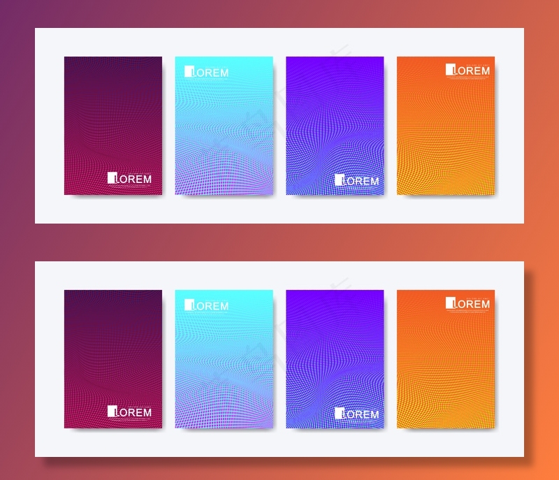 抽象几何图案背景线半色调点