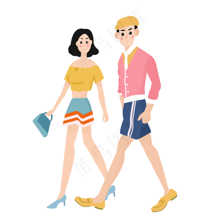 创意七夕情人节装饰元素